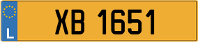 Truck License Plate